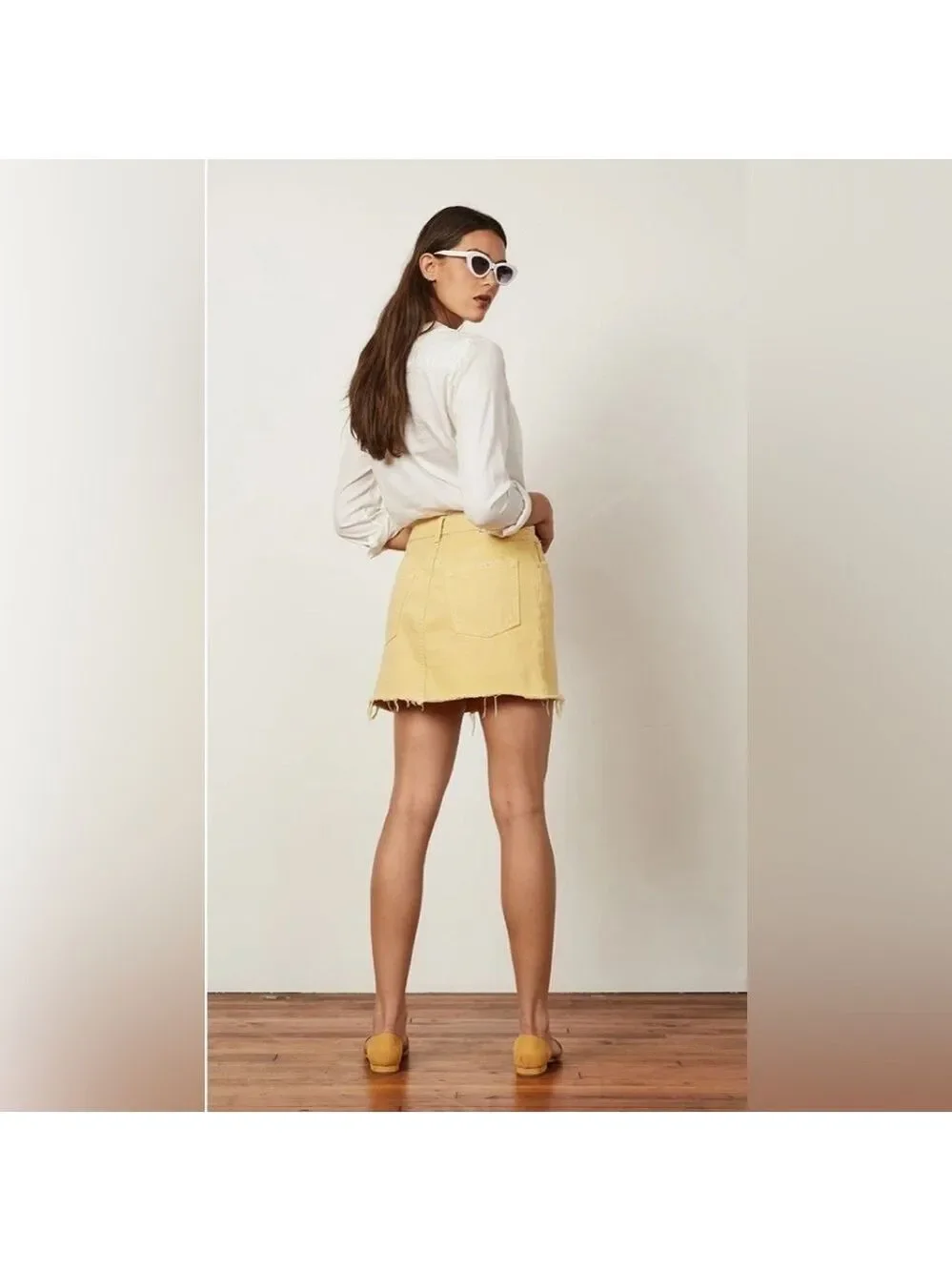Boyish yellow denim